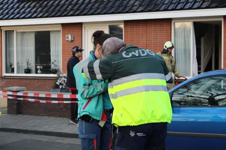Matras vliegt in brand in Coevorden — foto 2 van 2