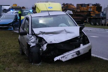 Ongeval op N34 nabij Emmen — foto 3 van 3