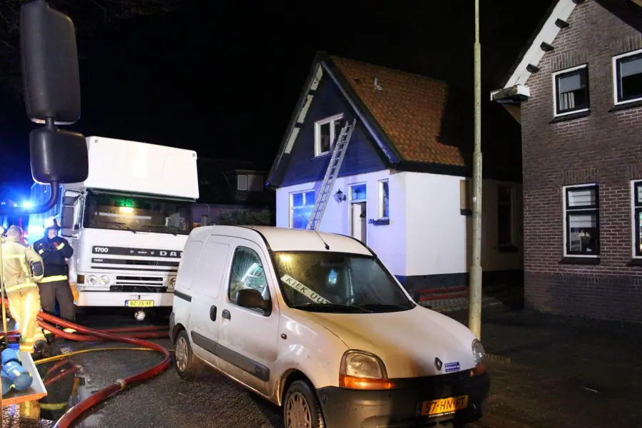 Woningbrand in Emmer-Compascuum