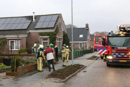Schoorsteenbrand in Gasselternijveen in de kiem gesmoord — foto 2 van 3