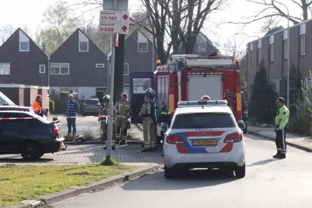 Gaslek in woonwijk Emmen — foto 1 van 2