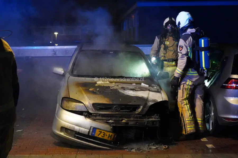 Autobrand in Angelslo