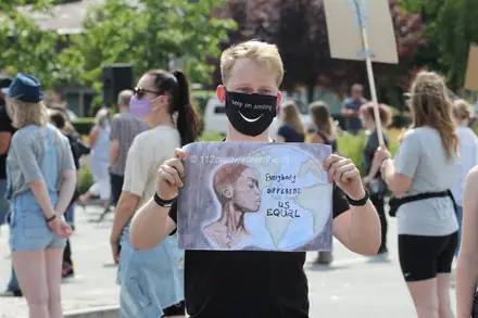 Organisatie en gemeente tevreden over Black Lives Matter-demonstratie [Video] — foto 6 van 12