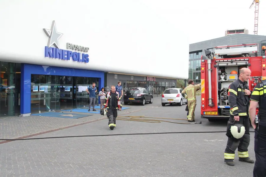 Brand bij bioscoop Kinepolis in Emmen