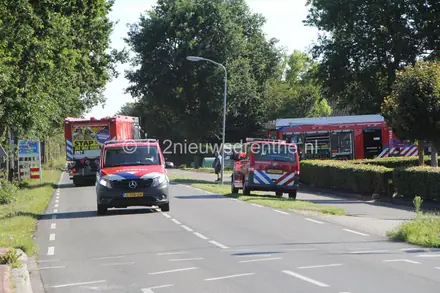 Brand bij woonboerderij in Emmer-Compascuum — foto 2 van 4