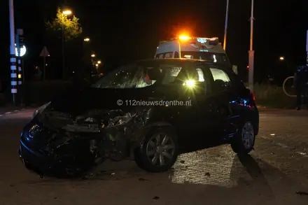Forse schade bij aanrijding in Erica — foto 4 van 4