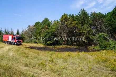 Natuurbrand bij de Kleine Rietplas in Emmen — foto 6 van 9