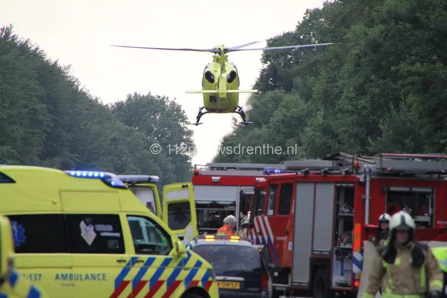 Vrouw (78) overleden aan verwondingen ongeval op N381 bij Zweeloo