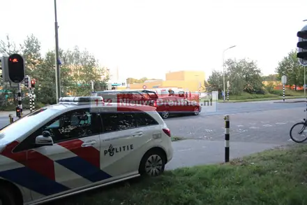 Ongeval op Boermarkeweg in Emmen — foto 1 van 4
