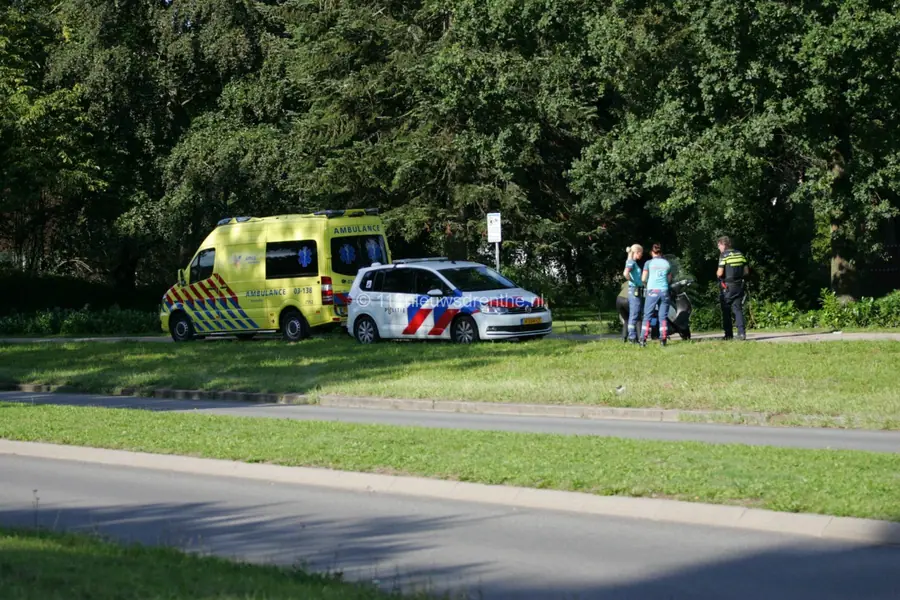 Scooterrijder gewond bij ongeval in Emmen