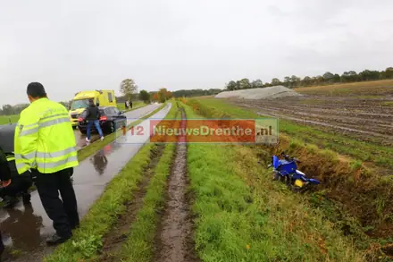 Jonge vrouw raakt gewond bij ongeval met Quad in Gasselte — foto 3 van 4