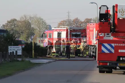 Brand in slijperij van metaalbedrijf in Coevorden — foto 5 van 8