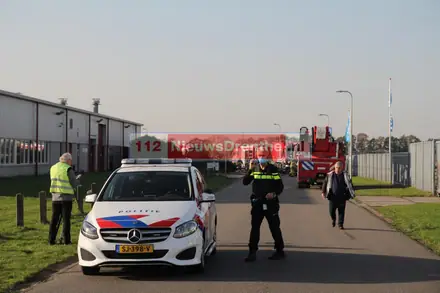Brand in slijperij van metaalbedrijf in Coevorden — foto 8 van 8