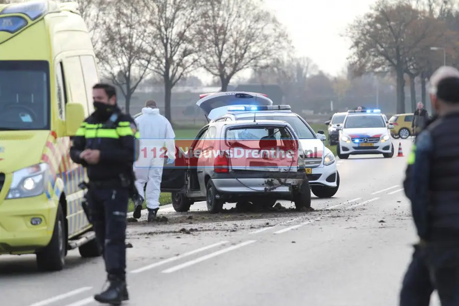 Bestuurder gewond bij auto-ongeluk N376