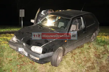 Eenzijdig ongeval in Odoornerveen — foto 1 van 2