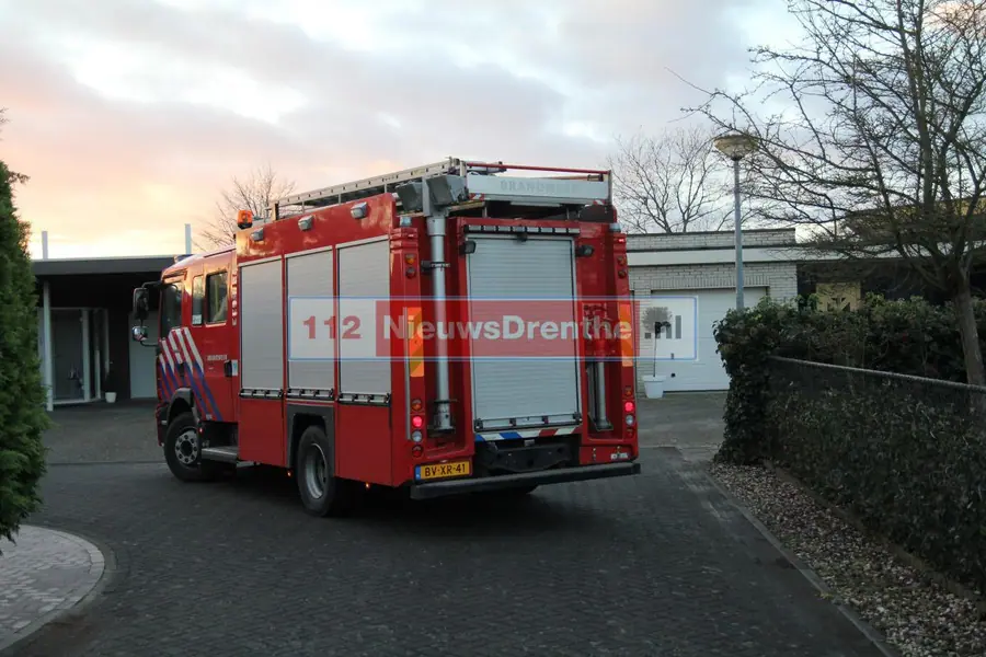 Bandweer in actie voor een Co2 melding in Emmen