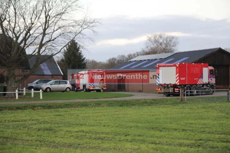 Schoorsteenbrand in Schoonebeek
