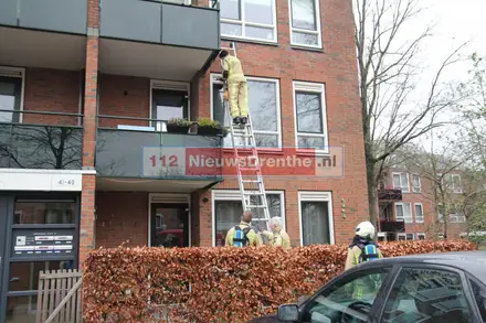 Gaslekkage in flatwoning in Emmen — foto 10 van 12