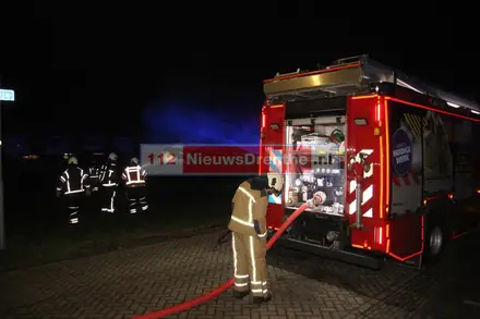 Keet brand volledig uit in Emmer-Compascuum — foto 2 van 8