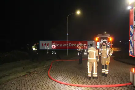 Keet brand volledig uit in Emmer-Compascuum — foto 4 van 8