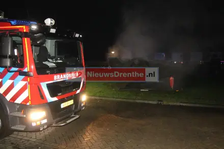 Keet brand volledig uit in Emmer-Compascuum — foto 8 van 8