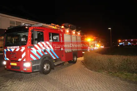 Schoorsteenbrand in Emmen — foto 1 van 8
