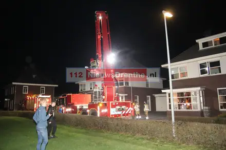 Schoorsteenbrand in Emmen — foto 3 van 8