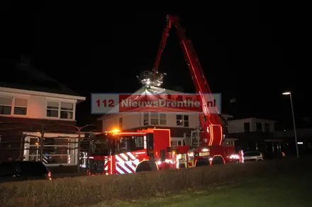 Schoorsteenbrand in Emmen — foto 8 van 8