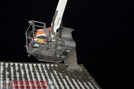 Schoorsteenbrandje aan de Annerstreek in Annen — foto 9 van 9