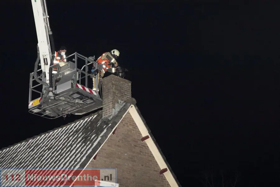 Schoorsteenbrandje aan de Annerstreek in Annen