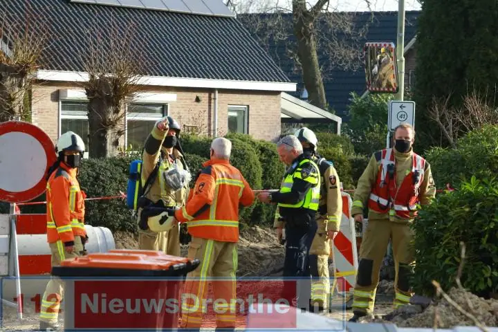 Meerdere huizen ontruimd in Borger vanwege gaslek