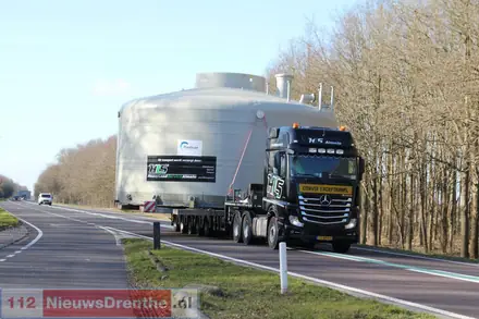 XXL Transport Teijin Aramid aangekomen in Emmen — foto 2 van 5
