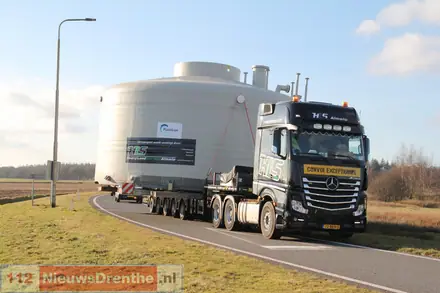 XXL Transport Teijin Aramid aangekomen in Emmen — foto 3 van 5