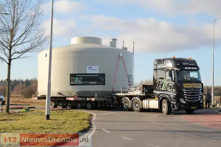 XXL Transport Teijin Aramid aangekomen in Emmen — foto 1 van 5
