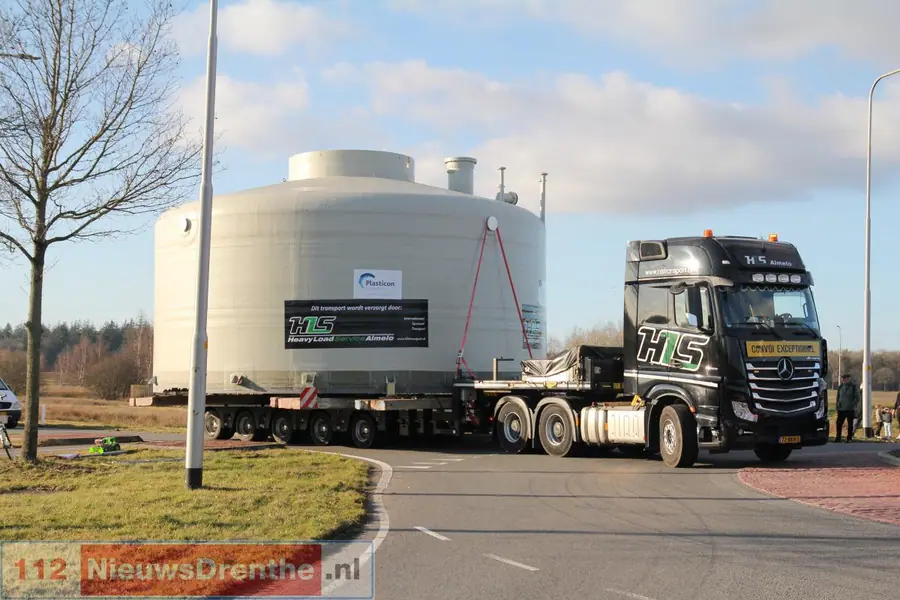 XXL Transport Teijin Aramid aangekomen in Emmen