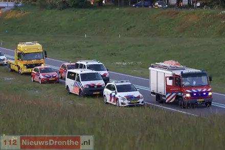 Meerdere doden bij zwaar ongeluk op de N34 bij Borger — foto 10 van 12