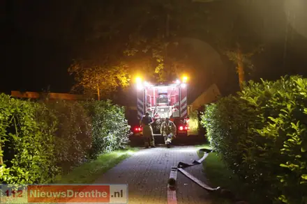 Brand in woning in Gees — foto 6 van 6