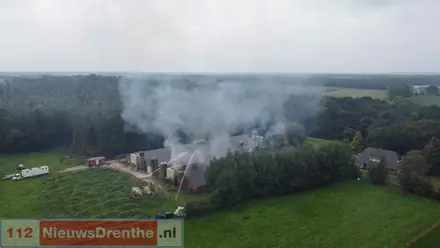 Groot deel van de driehonderd varkens heeft stalbrand Mantinge niet overleefd — foto 9 van 12