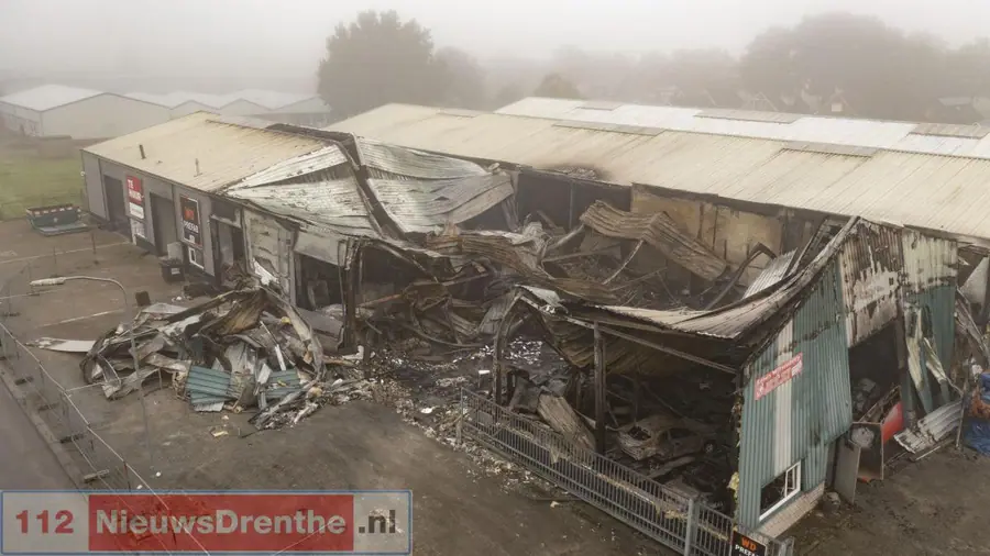 Verslagenheid na bedrijfsbrand in Klazienaveen maakt langzaam maar zeker plaats voor vastberadenheid