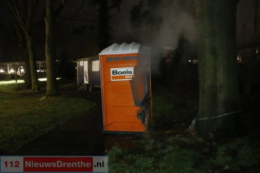 Brandweer rukt uit voor dixi-brand