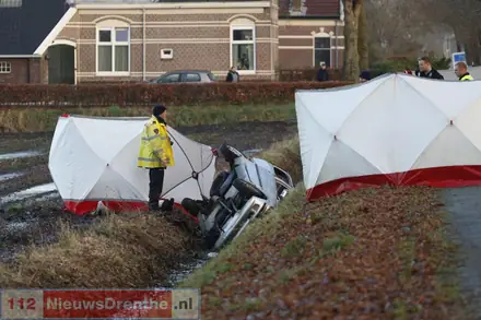 Twee mannen overleden na ongeval met brommobiel in Erica — foto 1 van 4