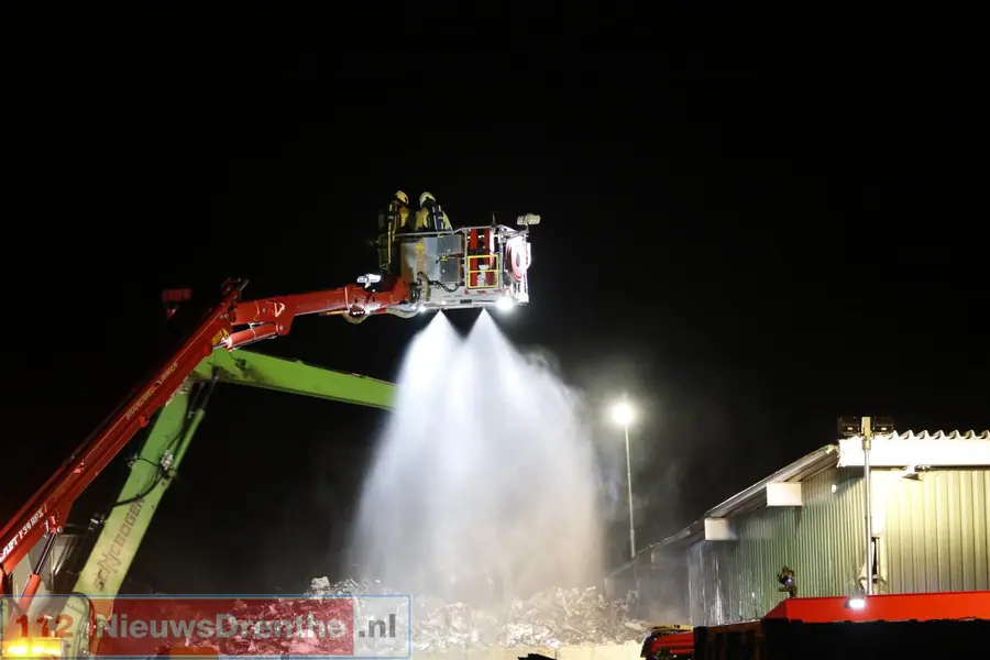 Brand bij metaalhandel Company Holland in Emmen