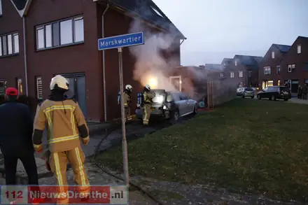 BMW door brand verwoest in Emmen — foto 2 van 3