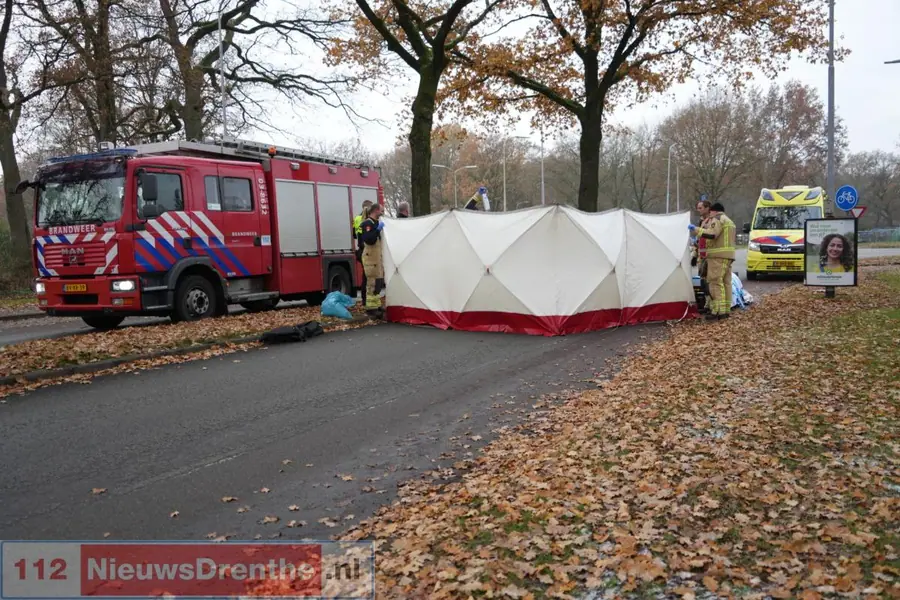 Ernstig ongeluk op de Brinkenweg in Emmen