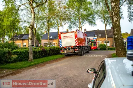 Flinke gaslek aan de Bernhardlaan in Nieuwlande — foto 4 van 4