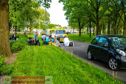 Één persoon raakt gewond na ongeval in Emmen — foto 1 van 3