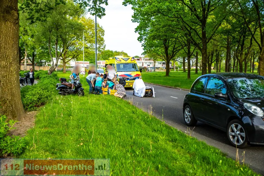 Één persoon raakt gewond na ongeval in Emmen
