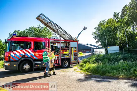 Grote brand bij varkensboerderij in Mussel [Video] — foto 4 van 4