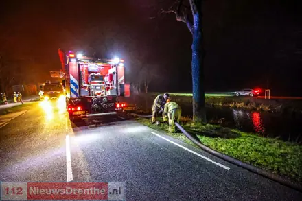 Woning volledig verwoest door uitslaande brand in Barger-Compascuum — Barger-Compascuum