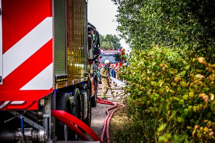 Bosbrand verspreidt zich snel door droogte In Holsloot — foto 4 van 4